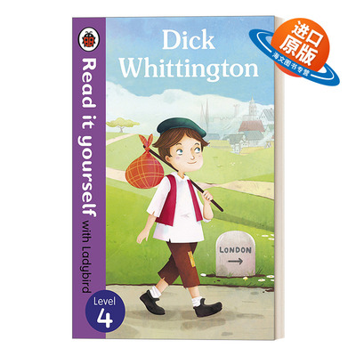 英文原版Dick Whittington Read it yourself with Ladybird Level 4 狄克·惠廷顿 小瓢虫自主阅读分级读物系列 4级 英文版进口书