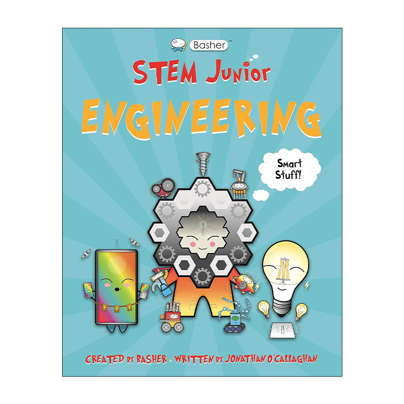 英文原版 Basher STEM Junior Engineering 巴舍 STEM玩起来 工程 英文版 进口英语原版书籍