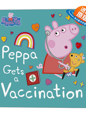 英文原版 Peppa Pig: Peppa Gets a Vaccination 小猪佩奇打疫苗 儿童绘本 英文版 进口英语原版书籍