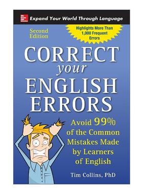英文原版 Correct Your English Errors 纠正你的英语错误 第2版 英文版 进口英语原版书籍