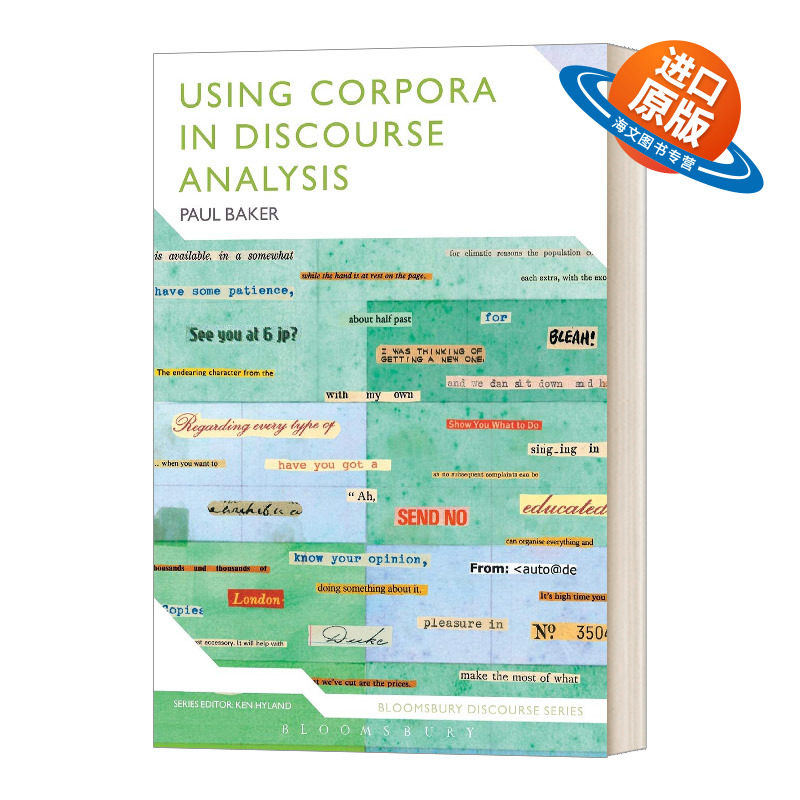 英文原版 Using Corpora in Discourse Analysis 语料库在话语分析中的应用 英文版 进口英语原版书籍