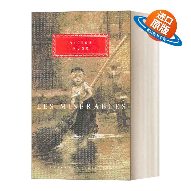 英文原版小说 Les Miserables 悲惨世界 维克多·雨果 Everyman精装收藏版 英文版 进口英语原版书籍