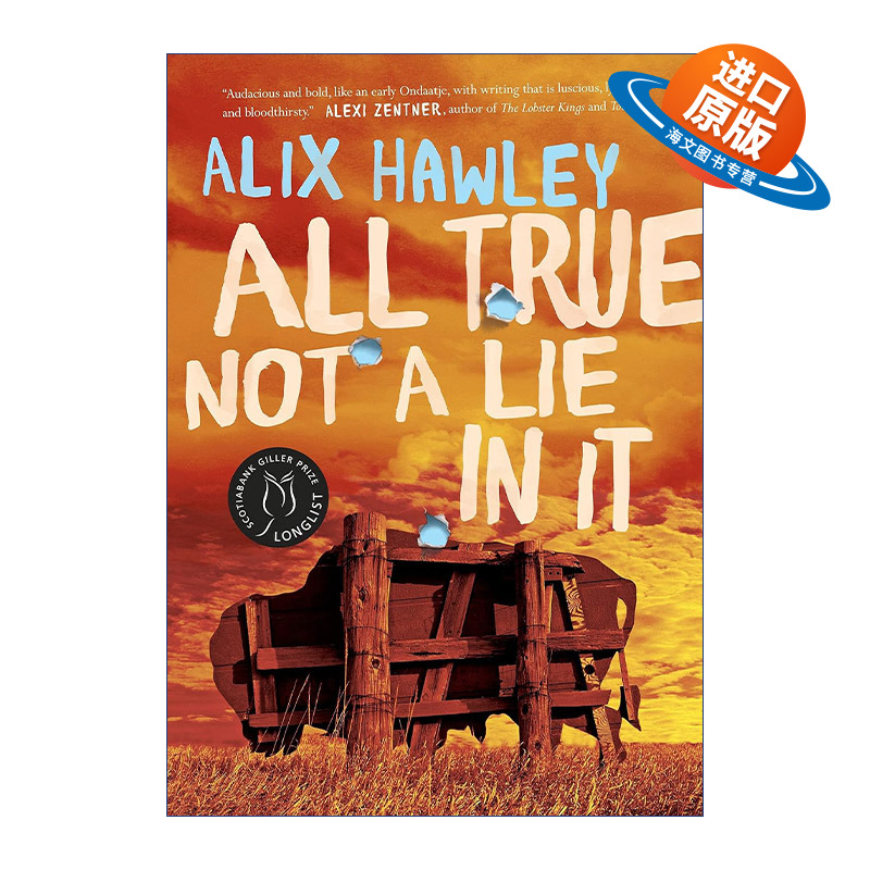 英文原版 All True Not a Lie in It 荒野旅人 传记历史小说 Alix Hawley 英文版 进口英语原版书籍