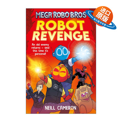 英文原版 Mega Robo Bros 3 Robot Revenge 超级机器兄弟3 机器人复仇 Neill Cameron少儿漫画 英文版 进口英语原版书籍