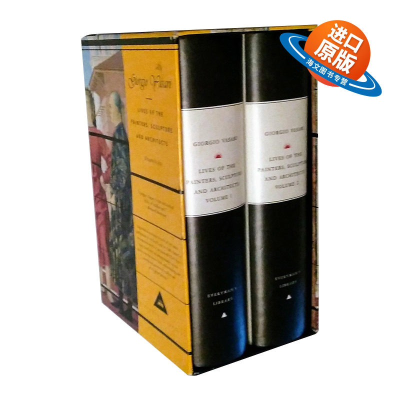 英文原版 Lives Of The Painters Boxed Set 意大利艺苑名人传 乔尔乔·瓦萨里 Everyman精装收藏版 英文版 进口英语原版书籍