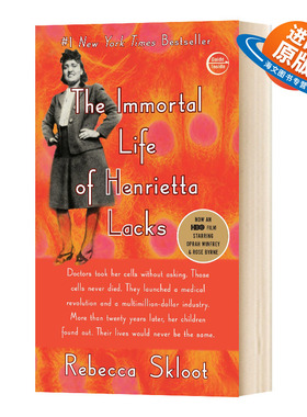 现货永生的亨丽埃塔·拉克斯英文原版The Immortal Life of Henrietta Lacks改变人类医学史的海拉细胞及其主人的故事进口书籍正版