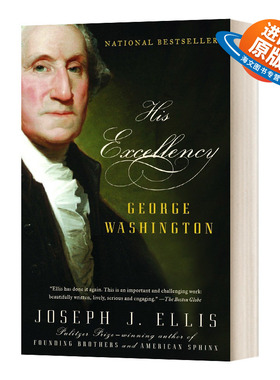 英文原版 His Excellency George Washington Joseph 华盛顿传 英文版 进口英语原版书籍