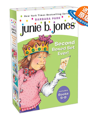 英文原版 Junie B. Jones's Second Boxed Set Ever! Books 5-8 朱尼琼斯系列5-8册盒装 第二套 英文版 进口英语原版书籍
