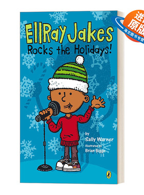 英文原版 Ellray Jakes 07 EllRay Jakes Rocks the Holidays 埃雷·杰克系列7 埃雷·杰克的假期棒极了 儿童社交友谊小说 英文版