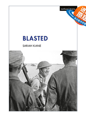 英文原版 Blasted 摧毁 萨拉·凯恩戏剧 英文版 进口英语原版书籍