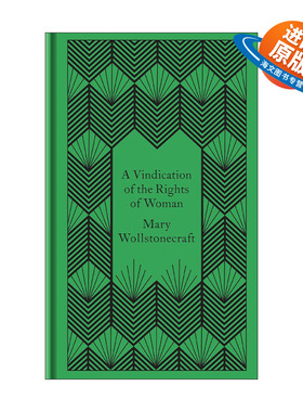 英文原版 A Vindication of the Rights of Woman 为女权辩护 沃斯通克拉夫特 企鹅口袋精装 英文版 进口英语原版书籍