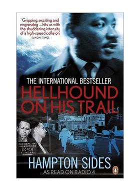 英文原版 Hellhound on his Trail 头号追凶 马丁·路德·金遇刺案调查 犯罪纪实 英文版 进口英语原版书籍