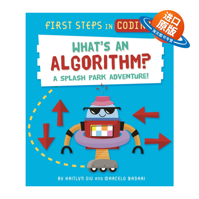 英文原版 First Steps in Coding What's an Algorithm 编程的第一步 什么是算法 英文版 进口英语原版书籍