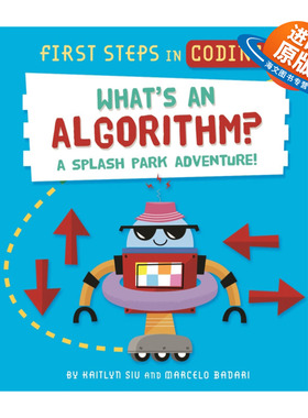英文原版 First Steps in Coding What's an Algorithm 编程的第一步 什么是算法 英文版 进口英语原版书籍