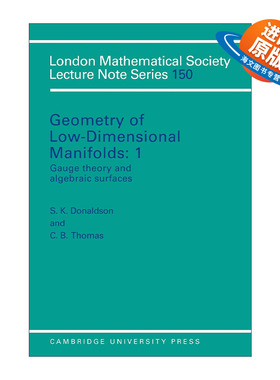 英文原版 Geometry of Low-Dimensional Manifolds 低维流形几何 卷一 伦敦数学会讲义系列 英文版 进口英语原版书籍