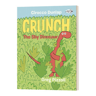 害羞 英文版 Shy 英文原版 Dinosaur 书籍 儿童绘本 the Crunch 恐龙 进口英语原版