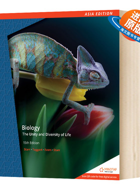 正版包邮 英文原版 Biology The Unity and Diversity of Life 生物学 生命的统一性与多样性 第15版 英文版 进口原版图书