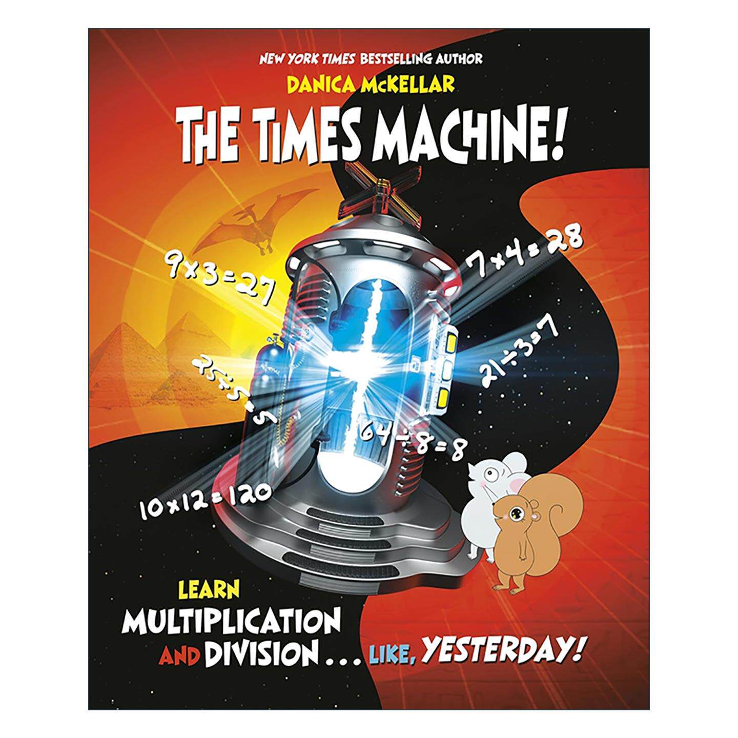 英文原版 The Times Machine McKellar Math 时光机器 乘除法 儿童趣味数学学习工具书 英文版 进口英语原版书籍