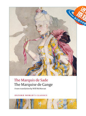 英文原版 The Marquise de Gange 香阁侯爵 萨德侯爵 牛津世界经典系列 英文版 进口英语原版书籍
