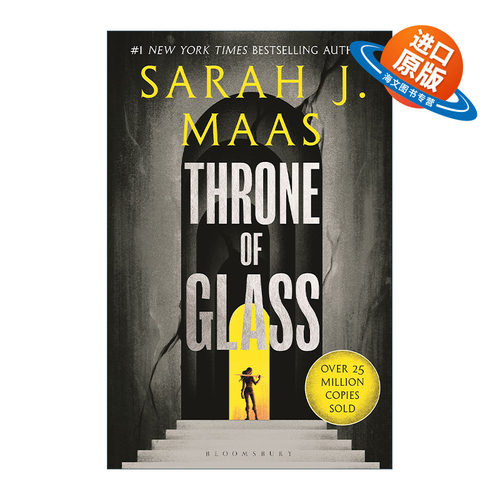 英文原版小说 Throne of Glass 玻璃王座1 莎拉J玛斯畅销奇幻小说 英文版 进口英语原版书籍