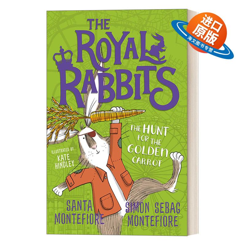 英文原版 The Royal Rabbits The Hunt for the Golden Carrot 皇家兔4 金胡萝卜 耶路撒冷三千年作者 英文版 进口英语原版书籍