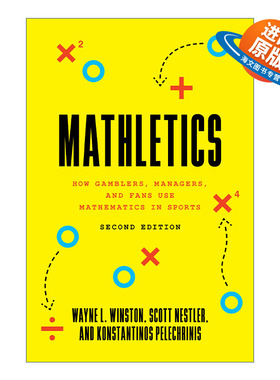 英文原版 Mathletics 数学体育运动 经理和球迷如何在体育运动中使用数学 第二版 Wayne L. Winston 英文版 进口英语原版书籍
