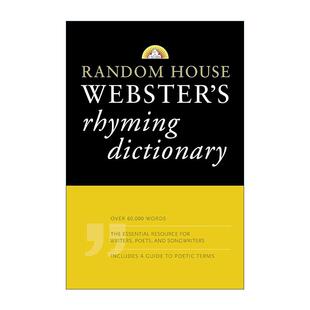 英文原版 Random House Webster's Rhyming Dictionary 兰登书屋韦伯斯特押韵词典 诗歌术语 英文版 进口英语原版书籍