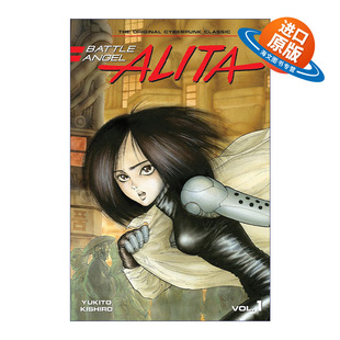 日本同名动漫漫画 Battle 阿丽塔 英文原版 Yukito 进口英语原版 Alita 英文版 Angel 书籍 Kishiro木城幸人 战斗天使1