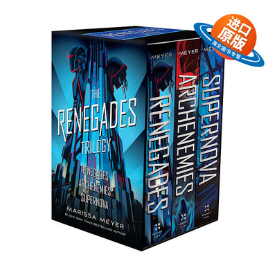 英文原版小说 Renegades 叛徒3册盒装 月族作者 玛丽莎梅尔 英文版 进口英语原版书籍