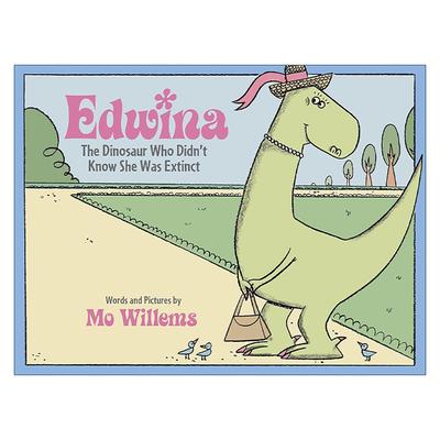 英文原版 Edwina the Dinosaur Who Didn't Know She Was Extinct 恐龙小姐不知道她已经灭绝了 绘本 英文版 进口英语原版书籍