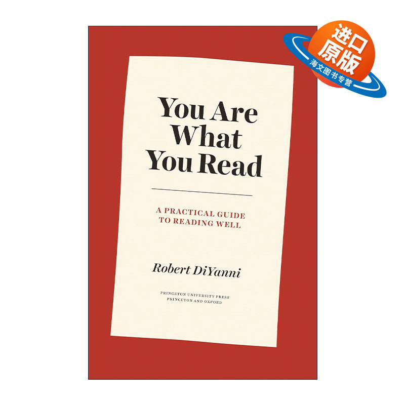 英文原版 You Are What You Read 你读的书会成为你的一部分 细读与领悟 如何真正读懂一本文学书 Robert DiYanni进口英语原版书籍