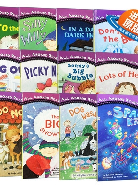 英文原版 All Aboard Reading系列12册 汪培珽第一阶段 分级阅读绘本 儿童启蒙初级读物 英文版 进口英语原版书籍