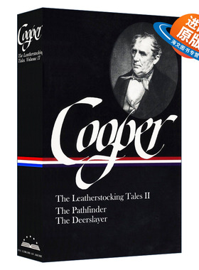 英文原版 精装小说 James Fenimore Cooper 詹姆斯·费尼莫尔·库珀 皮袜子故事集2 精装 英文版 进口英语原版书籍