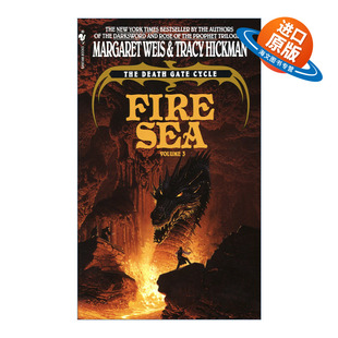 英文原版 Fire Sea The Death Gate Cycle 03 死亡之门3 火之海 奇幻小说 龙枪系列作者Margaret Weis 英文版 进口英语原版书籍