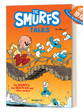英文原版 The Smurf Tales 1 The Smurfs and The Bratty Kid  蓝精灵故事1 英文版 进口英语原版书籍