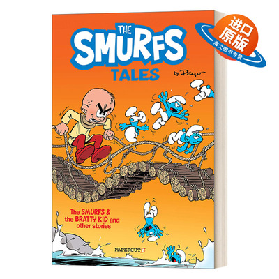 英文原版 The Smurf Tales 1 The Smurfs and The Bratty Kid  蓝精灵故事1 英文版 进口英语原版书籍