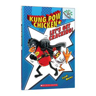 Chicken 探险开始 Pow Book 英文版 宫保神鸡1 Let 进口英语原版 Get Kung Cracking Branches 英文原版 书籍