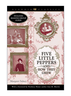 英文原版 Five Little Peppers and How They Grew 五个小辣椒和他们是如何长大的 阿拉丁经典文学系列 英文版 进口英语原版书籍