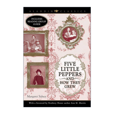 英文原版 Five Little Peppers and How They Grew 五个小辣椒和他们是如何长大的 阿拉丁经典文学系列 英文版 进口英语原版书籍