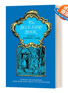 英文原版 The Blue Fairy Book 朗格蓝色童话 安德鲁 朗格 Andrew Lang 英文版 进口英语原版书籍儿童外文书