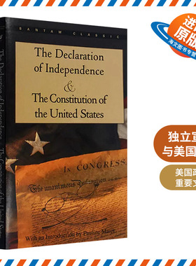 正版现货 The Declaration of Independence and The Constitution of the United States 独立宣言与美国宪法 英文版美国历史书籍