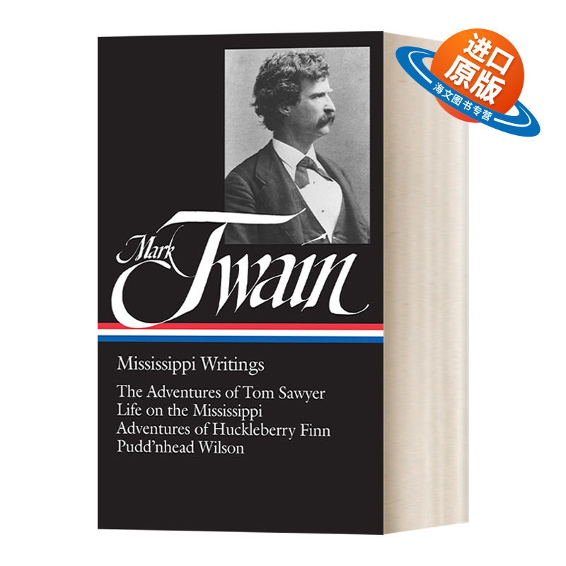 英文原版小说 Mark Twain Mississippi Writings LOA #5 马克吐温 密西西比河作品集 精装美国文库 英文版 进口英语原版书籍