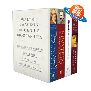 英文原版 Isaacson Walter Biographies The 沃爾特·艾薩克森 Genius 英文版 書籍 進(jìn)口英語原版 天才傳記4本套裝