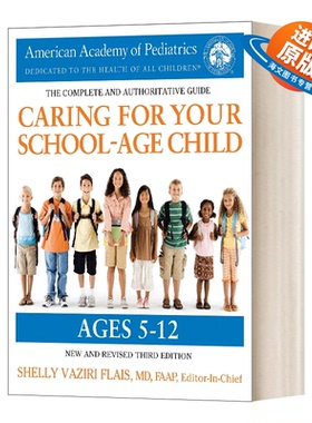 英文原版 Caring for Your School-Age Child 3rd Edition Ages 5-12 美国儿科学会育儿百科 学龄儿童 第三版 英文版 进口英语书籍
