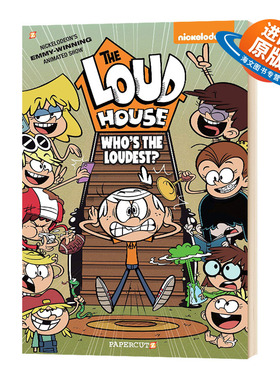 英文原版 The Loud House #11: Who's the Loudest? 喧闹一家亲 中小学英文课外阅读 英语阅读章节书 进口原版正版书籍儿童外文书