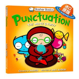 英语语言学习书籍 标点符号 英文原版 东西 好玩 Basics Stuff 英文版 Write 写作 The Punctuation 书 进口原版 Basher 科学书