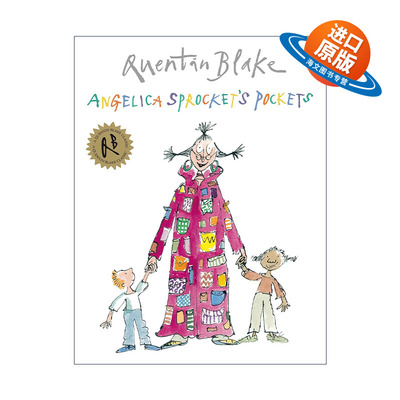 英文原版 Angelica Sprocket's Pockets 神奇的口袋-昆汀布莱克绘本 英文版 进口英语原版书籍