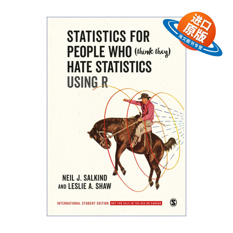 英文原版 Statistics for People Who Think They Hate Statistics Using R 爱上统计学 R语言应用版 学生版 英文版 进口书籍