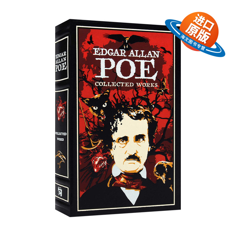 英文原版 Edgar Allan Poe 爱伦坡诗集 皮革精装 Leather-bound Classics 英文版 进口英语原版书籍