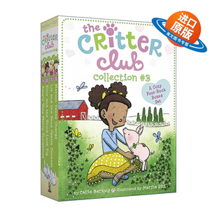 英文原版 The Critter Club Collection #3 动物俱乐部9-12册盒装 章节桥梁书 动物友谊主题 英文版 进口英语原版书籍